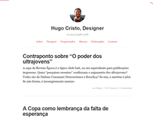 Tablet Screenshot of hugocristo.com.br